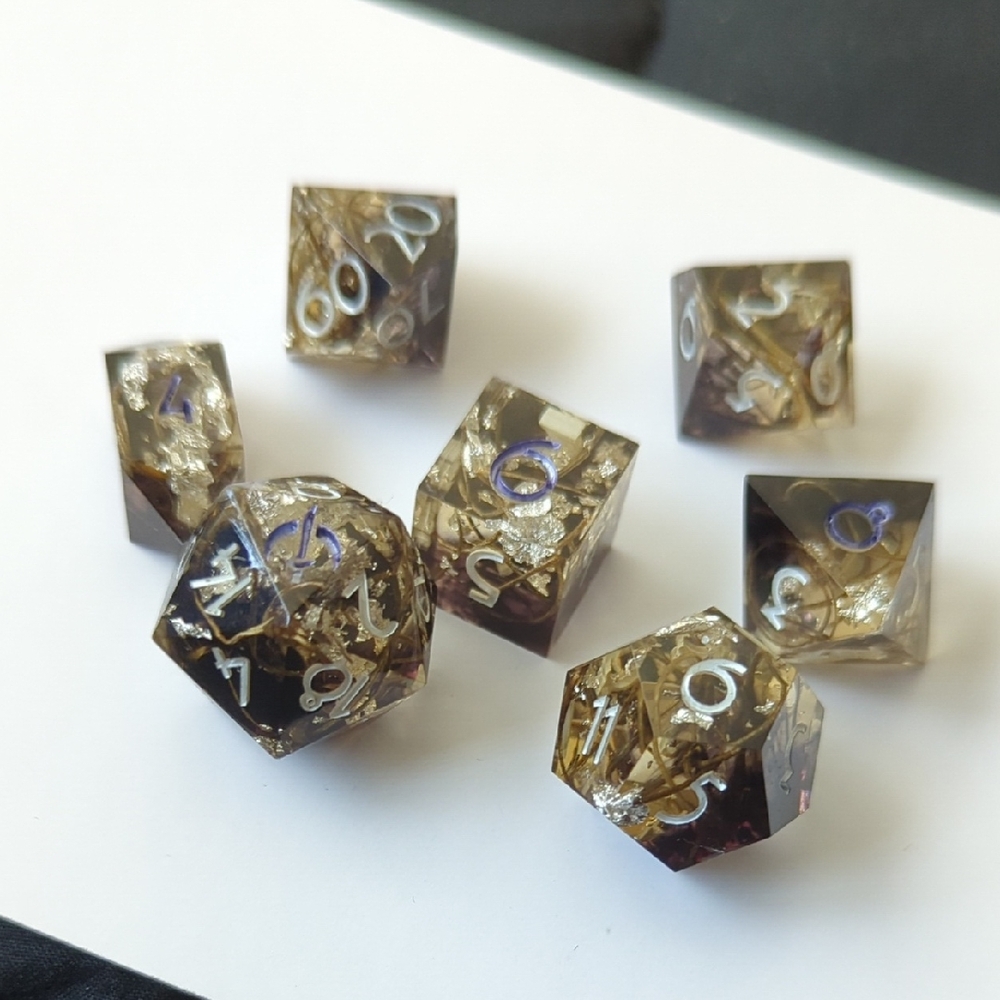 Soulforge Dice "Black Garden" (Silver Variant)